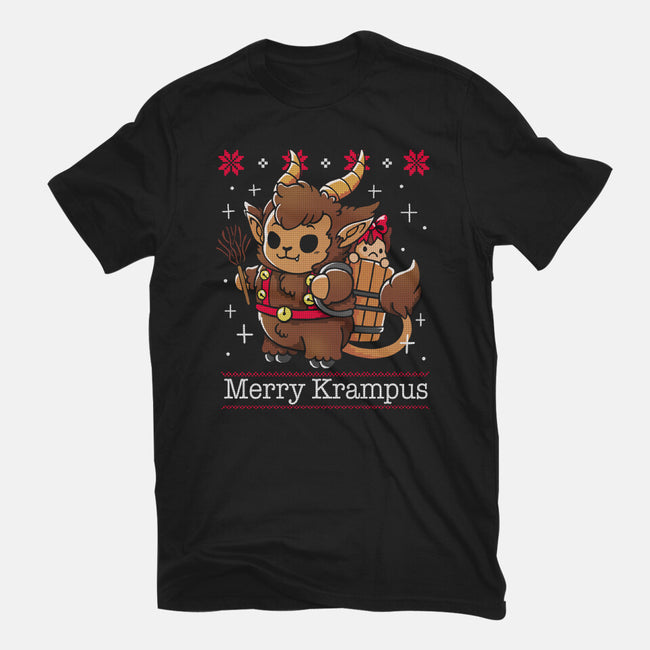 Merry Krampus To All-Mens-Basic-Tee-Vallina84