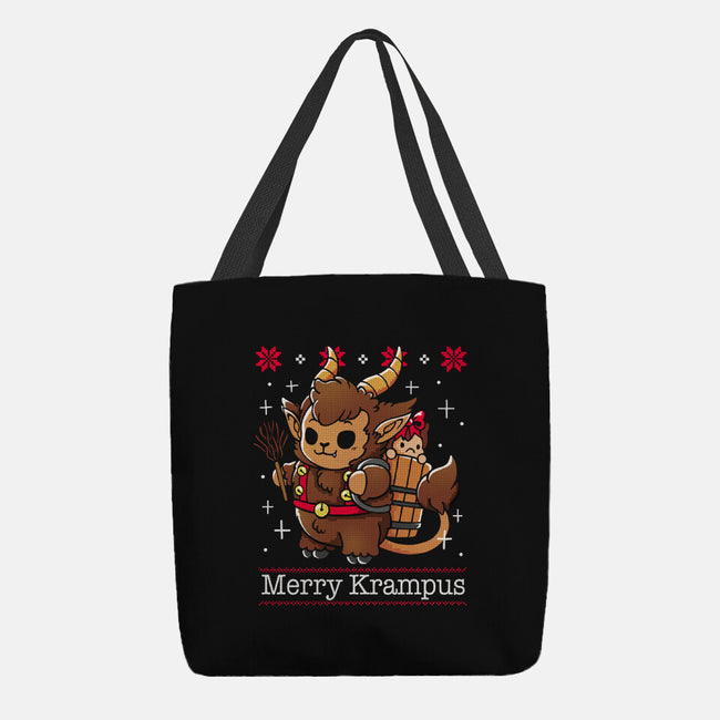 Merry Krampus To All-None-Basic Tote-Bag-Vallina84