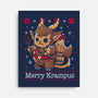 Merry Krampus To All-None-Stretched-Canvas-Vallina84