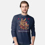 Merry Krampus To All-Mens-Long Sleeved-Tee-Vallina84