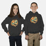 Impressionist Cat Sunflowers-Youth-Pullover-Sweatshirt-worlddominationforcats