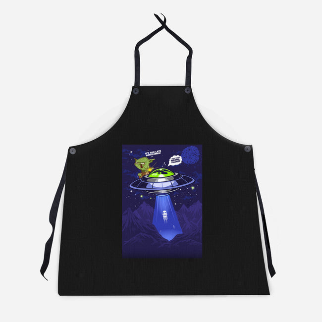 Wrong Planet-Unisex-Kitchen-Apron-Rajj