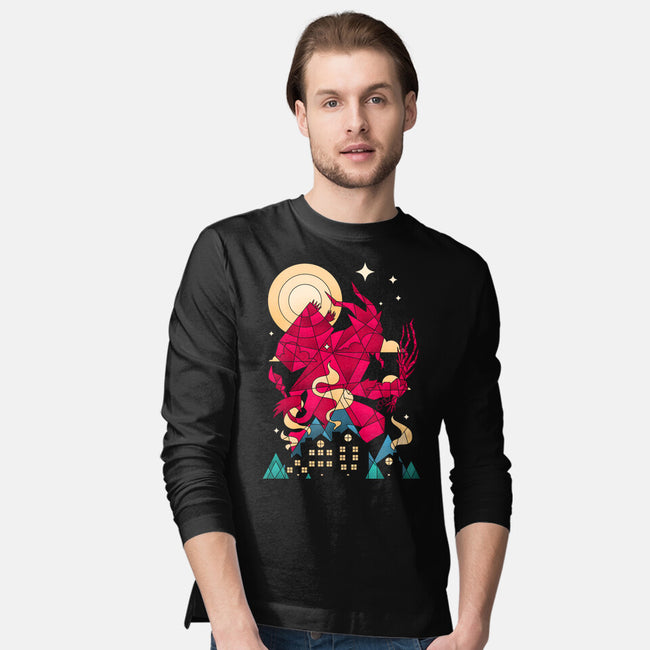 Krampus Midnight-Mens-Long Sleeved-Tee-sachpica