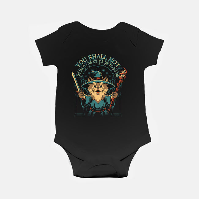 You Shall Not PSPSPS-Baby-Basic-Onesie-worlddominationforcats