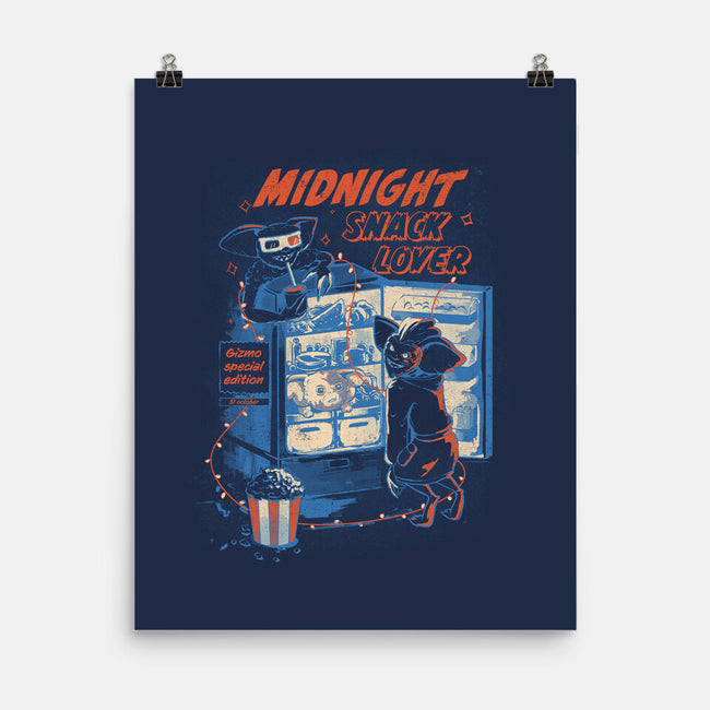 Midnight Snack Lover-None-Matte-Poster-IKILO