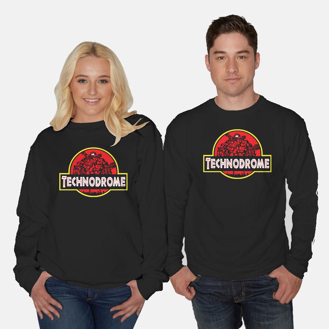 Techno Park-Unisex-Crew Neck-Sweatshirt-arace