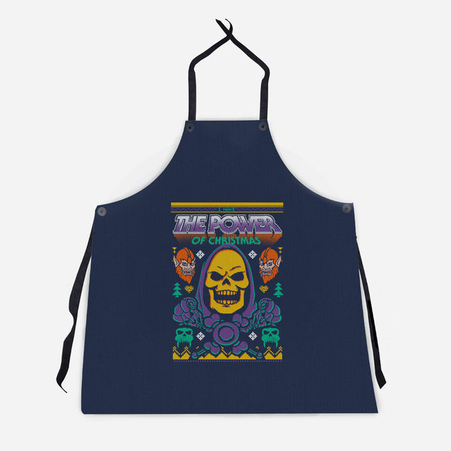 The Evil Power Of Christmas-Unisex-Kitchen-Apron-Arinesart