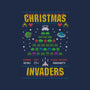 Christmas Invaders-Womens-V-Neck-Tee-Arinesart