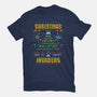 Christmas Invaders-Unisex-Basic-Tee-Arinesart