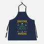 Christmas Invaders-Unisex-Kitchen-Apron-Arinesart