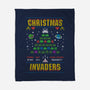 Christmas Invaders-None-Fleece-Blanket-Arinesart