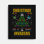 Christmas Invaders-None-Stretched-Canvas-Arinesart