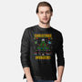 Christmas Invaders-Mens-Long Sleeved-Tee-Arinesart