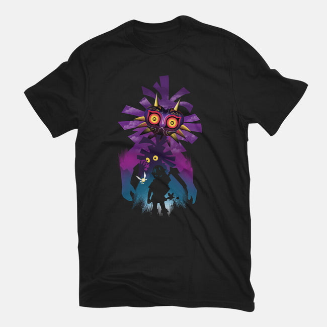 Hero Mask Landscape-Youth-Basic-Tee-dandingeroz