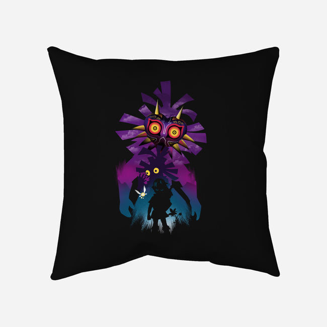 Hero Mask Landscape-None-Removable Cover w Insert-Throw Pillow-dandingeroz