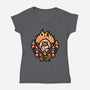 Hot Stuff-Womens-V-Neck-Tee-jrberger