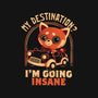 Going Insane-Womens-Fitted-Tee-eduely