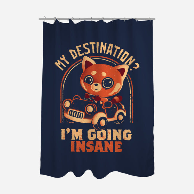 Going Insane-None-Polyester-Shower Curtain-eduely