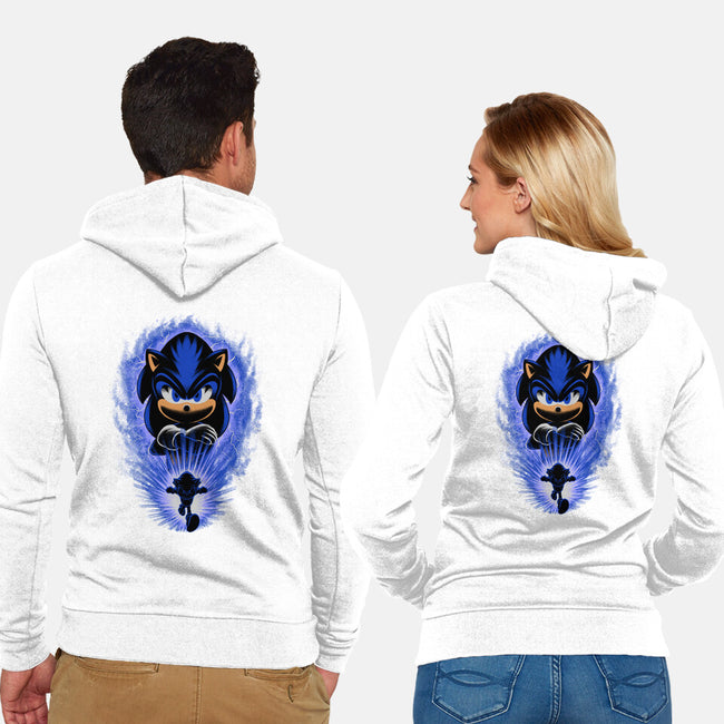 Big Blue Blur-Unisex-Zip-Up-Sweatshirt-rmatix