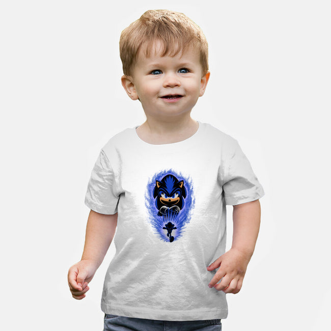 Big Blue Blur-Baby-Basic-Tee-rmatix