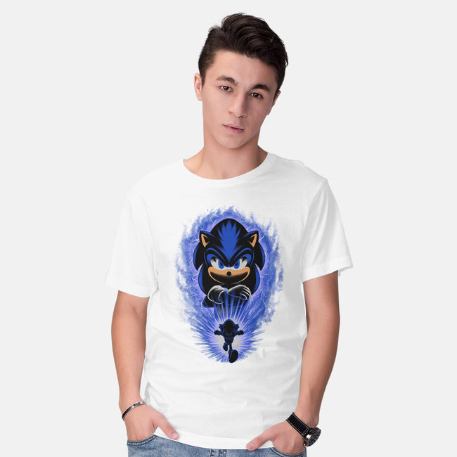 Big Blue Blur-Mens-Basic-Tee-rmatix