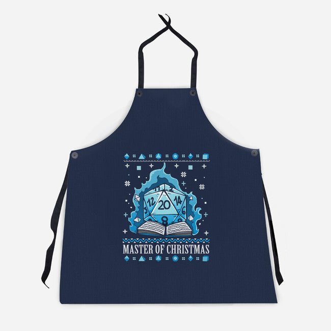 Master Of Christmas-Unisex-Kitchen-Apron-Vallina84