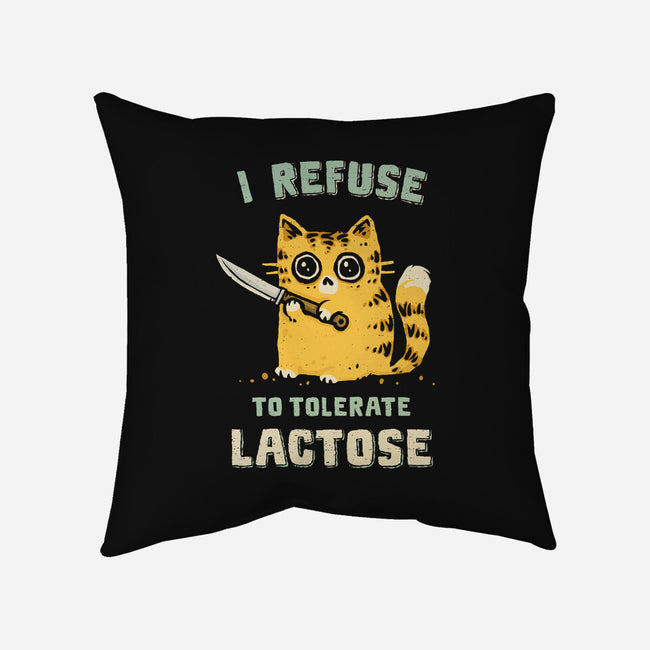 I Refuse To Tolerate Lactose-None-Removable Cover w Insert-Throw Pillow-kg07