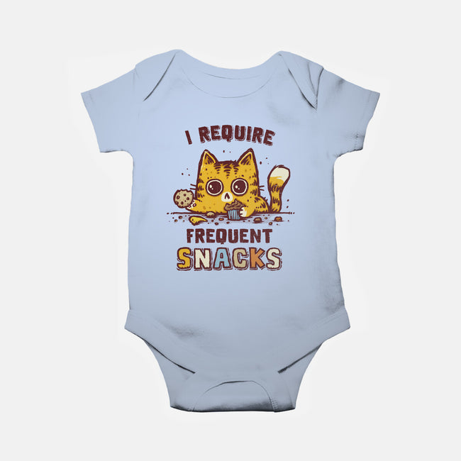 I Require Snacks-Baby-Basic-Onesie-kg07