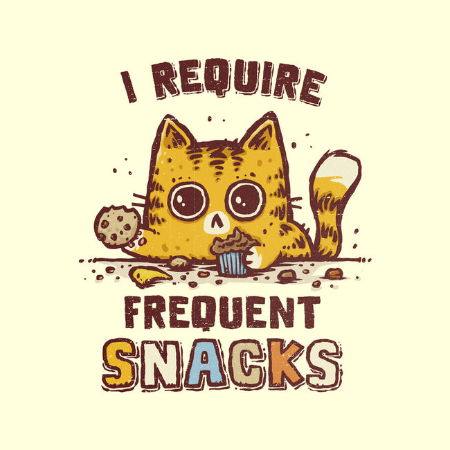 I Require Snacks-None-Removable Cover w Insert-Throw Pillow-kg07