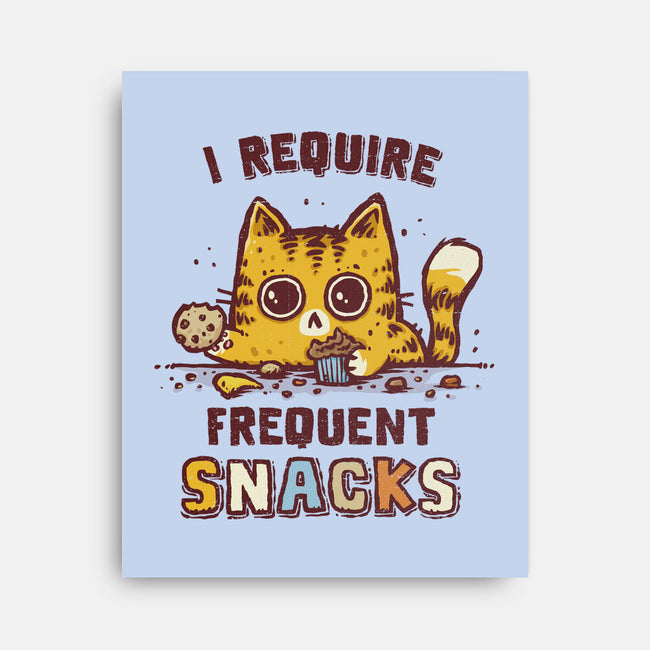 I Require Snacks-None-Stretched-Canvas-kg07