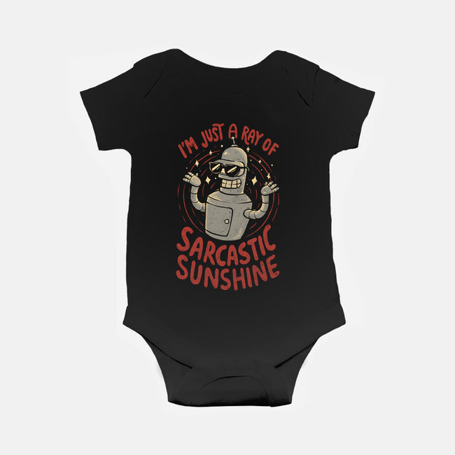 Ray Of Sarcastic Sunshine-Baby-Basic-Onesie-Arigatees