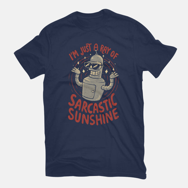 Ray Of Sarcastic Sunshine-Womens-Fitted-Tee-Arigatees