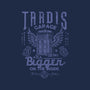 Tardis Garage-Mens-Heavyweight-Tee-Arinesart