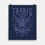 Tardis Garage-None-Matte-Poster-Arinesart