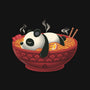 Sleepy Ramen Panda-None-Removable Cover w Insert-Throw Pillow-erion_designs