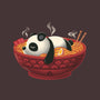 Sleepy Ramen Panda-None-Stretched-Canvas-erion_designs