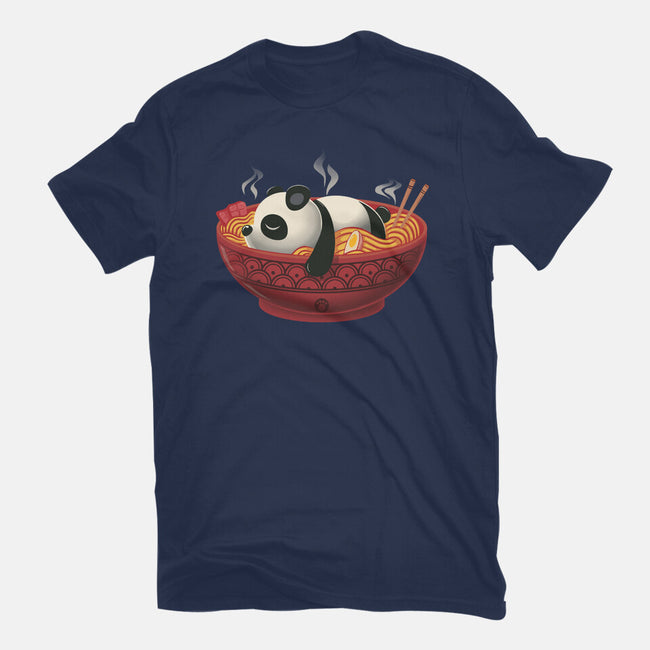 Sleepy Ramen Panda-Unisex-Basic-Tee-erion_designs