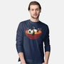 Sleepy Ramen Panda-Mens-Long Sleeved-Tee-erion_designs