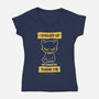 Thank Me-Womens-V-Neck-Tee-retrodivision