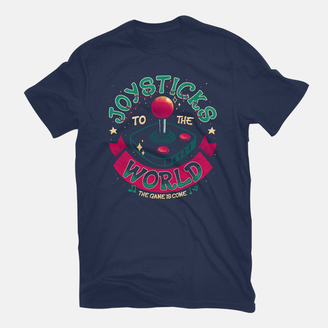 Joysticks To The World-Mens-Premium-Tee-teesgeex