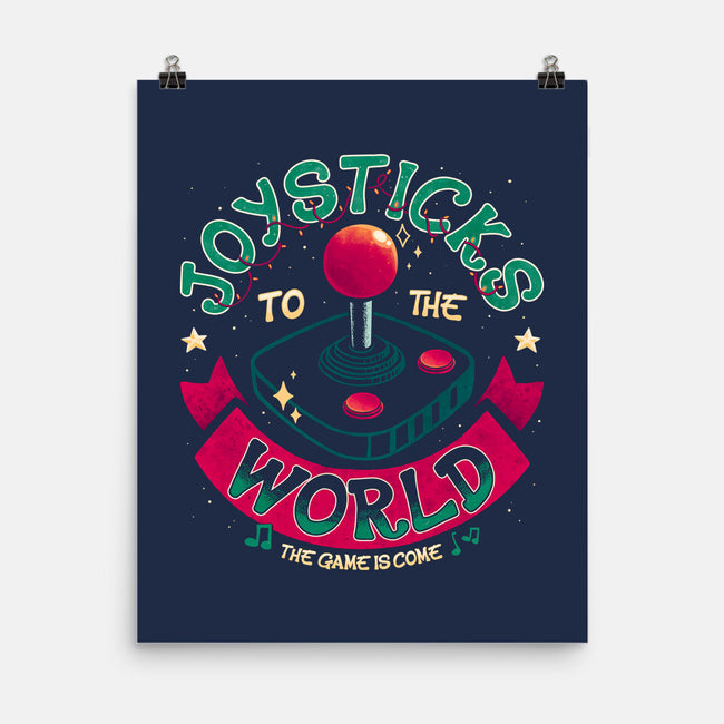 Joysticks To The World-None-Matte-Poster-teesgeex