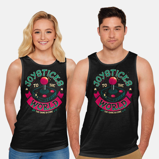 Joysticks To The World-Unisex-Basic-Tank-teesgeex