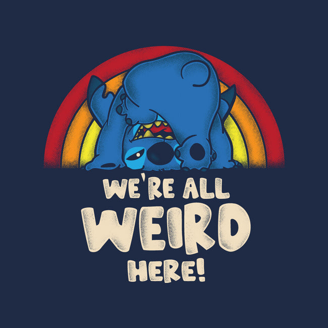 We're All Weird Here-Unisex-Basic-Tank-turborat14