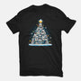 Penguin Christmas Tree-Mens-Basic-Tee-Vallina84