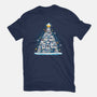 Penguin Christmas Tree-Mens-Basic-Tee-Vallina84