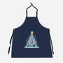 Penguin Christmas Tree-Unisex-Kitchen-Apron-Vallina84