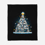 Penguin Christmas Tree-None-Fleece-Blanket-Vallina84