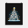 Penguin Christmas Tree-None-Matte-Poster-Vallina84