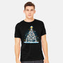 Penguin Christmas Tree-Mens-Heavyweight-Tee-Vallina84