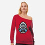 My Pet Bumble-Womens-Off Shoulder-Sweatshirt-jrberger